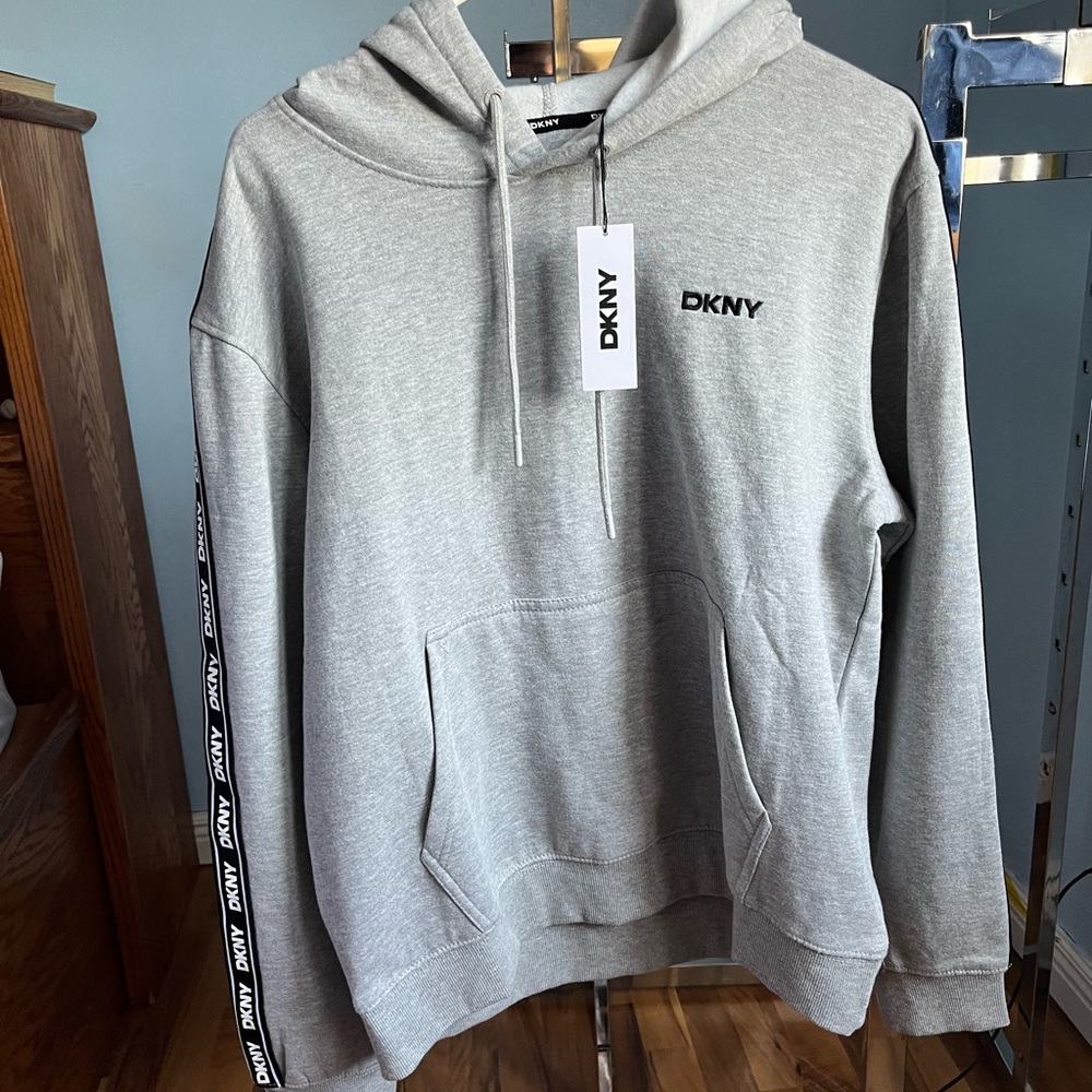 DKNY Gray Men's Hoodie
